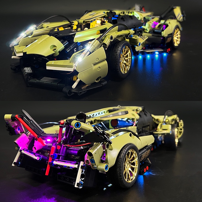 Đồ Chơi Lắp Ráp Kiểu LEGO Technic Siêu Xe Lamborghini V12 GT Điều Khiển Từ Xa RC No.SY8553 Với 1039 Mảnh Ghép