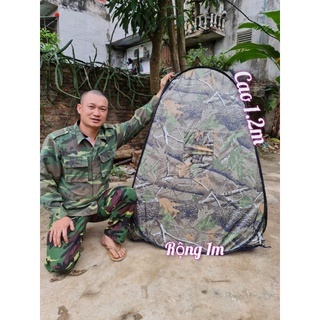 Lều ngụy trang đi săn bẫy chim thú.Du lịch.Đi phượt.
