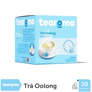 Tearoma Trà Oolong túi lọc - Hộp 20 gói x 2gr