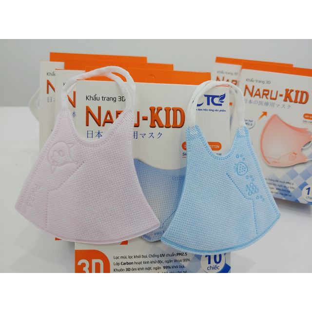 Khẩu trang naru 3D - Kid 3