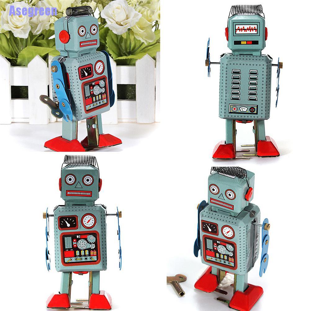 Đồ Chơi Robot Lên Dây Cót Phong Cách Vintage