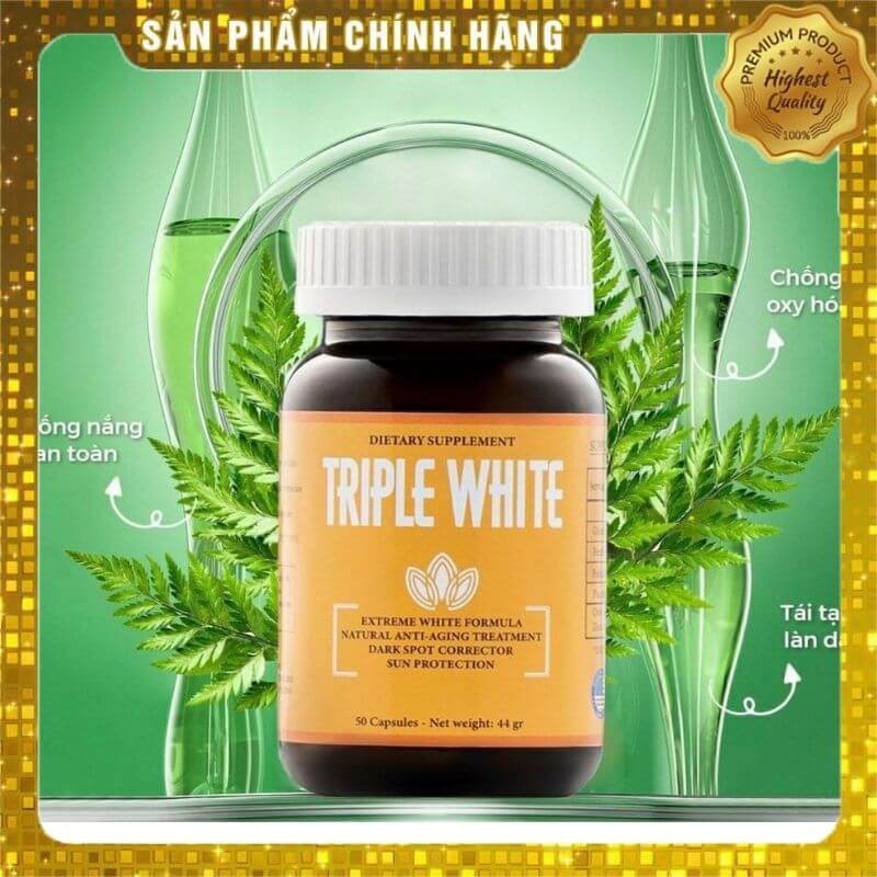 Viên Uống Triple White Là Viên Uống Trắng Da Và Chống Nắng HOT Nhất 2021