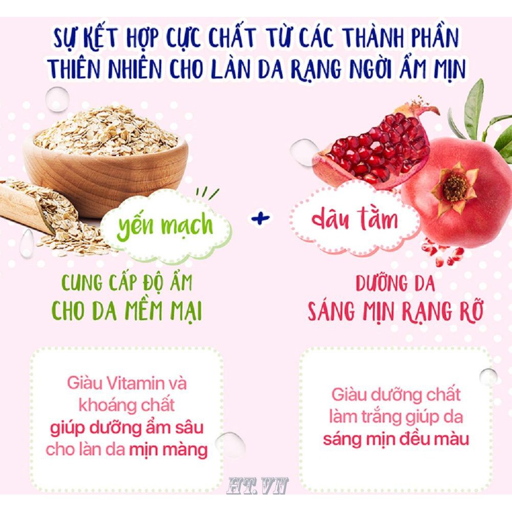 Sữa Dưỡng Thể 230ml Hazeline Dưỡng Ẩm Yến Mạch Dâu Tằm Chính Hãng