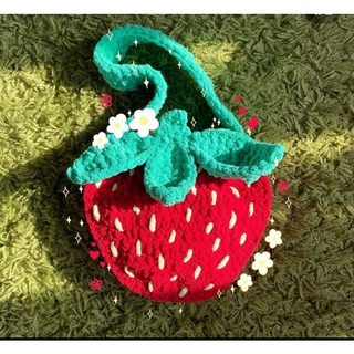 Túi Len Dâu Tây Handmade
