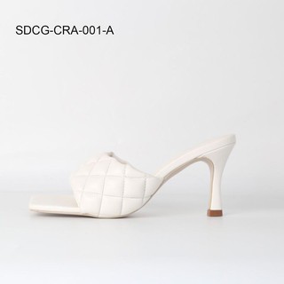 Dép cao gót 9cm hở mũi Cewra màu pastel sang chảnh