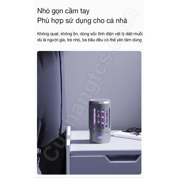 Đèn bẫy bắt muỗi cầm tay đa năng thông minh Xiaomi QiaoQingting Y8EK
