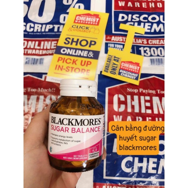 Viên uống cân bằng đường huyết  Sugar Balance Blackmores  cho người tiểu đường