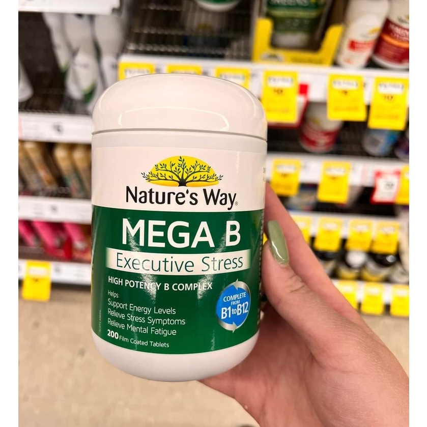 Nature’s Way Mega B Executive Stress 200 viên giảm căng thẳng