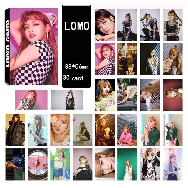 Lomo card 30 tấm thành viên Lisa Blackpink