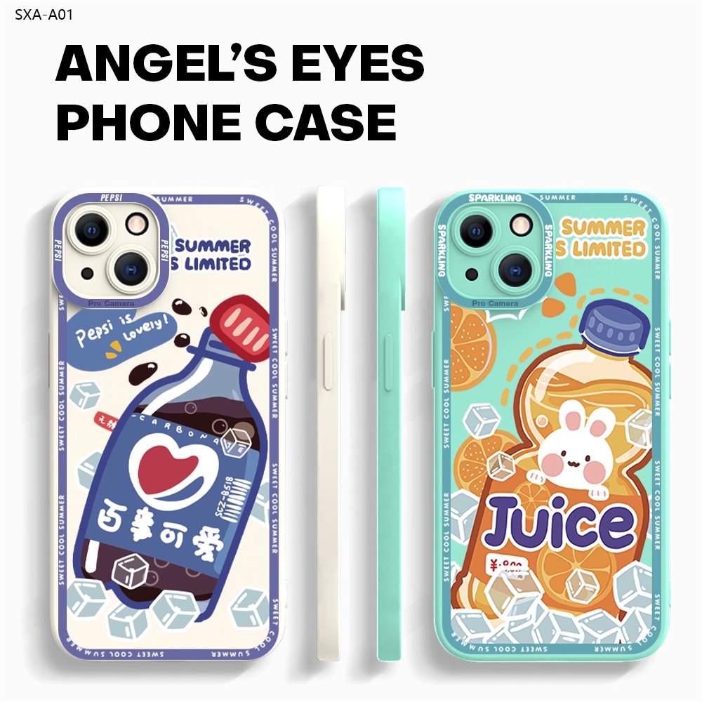 Samsung Galaxy A01 A70 A72 A6 A7 A9 A9S Plus 2018 5G Cho Ốp lưng điện thoại In Hình Chilled Summer Drink