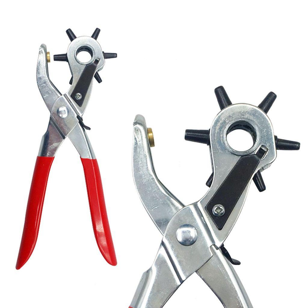 1 Dụng Cụ Đục Lỗ 6 Kích Cỡ Mạ Kẽm Cho Vải / Da / Giấy