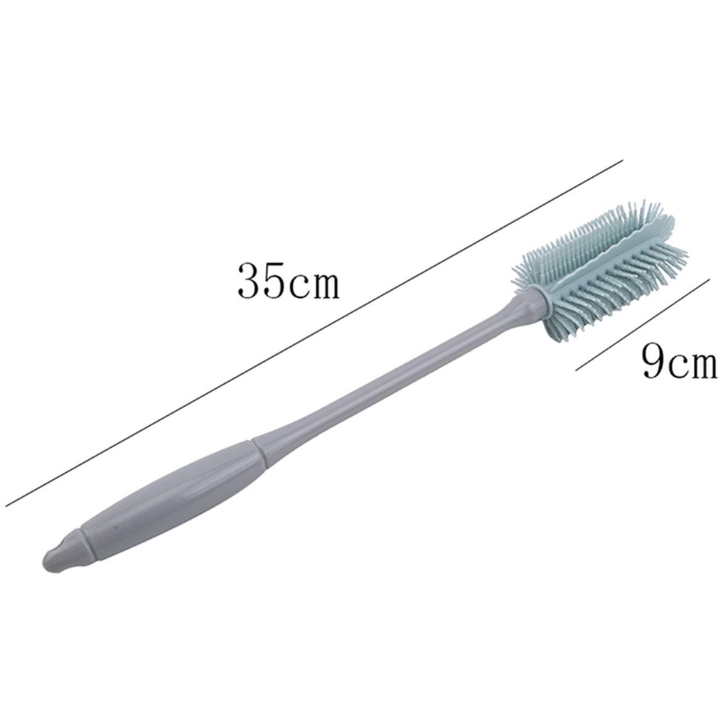Cọ Silicone Cán Dài Vệ Sinh Bình Nước Đa Năng Tiện Dụng