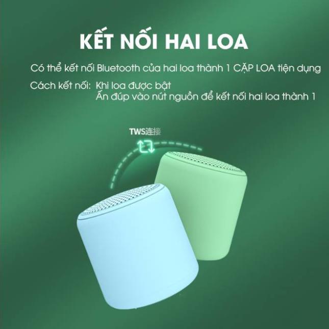 [FREESHIP-BH 12 THÁNG] Loa Bluetooth Mini 3D little fun - Âm Thanh Nổi Siêu Bass bỏ túi tiện lợi