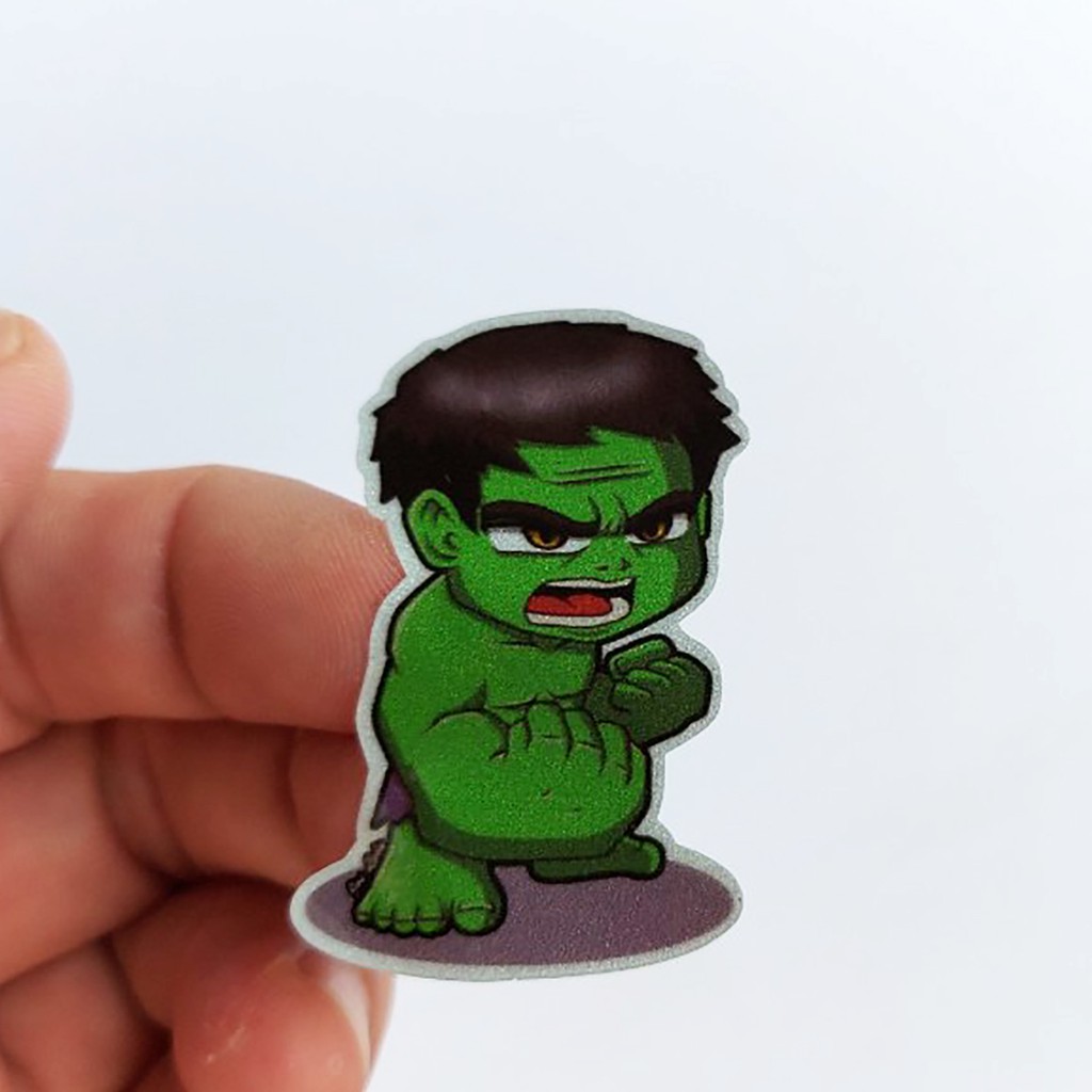 Bộ 8 sticker Supper Hero siêu dễ thương. Miếng dán được cắt sẳn có màng bảo vệ chống nước chống trầy.