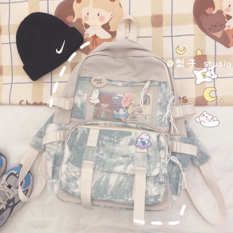 🌈 BALO HỌC SINH MARBLE CHẤT CANVAS🌈 B3