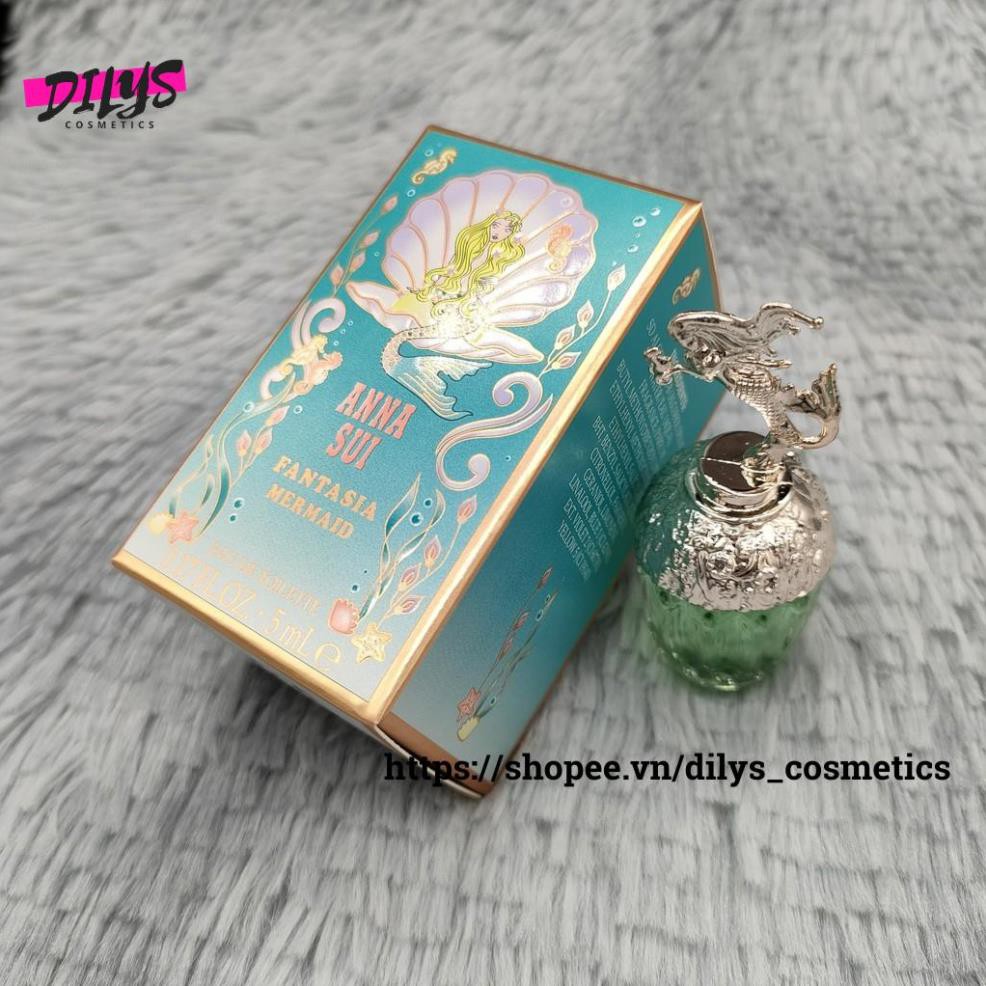 Nước hoa nữ Anna Sui Fantasia Mermaid EDT 5ml Sexy quyến rũ trẻ trung ngọt ngào