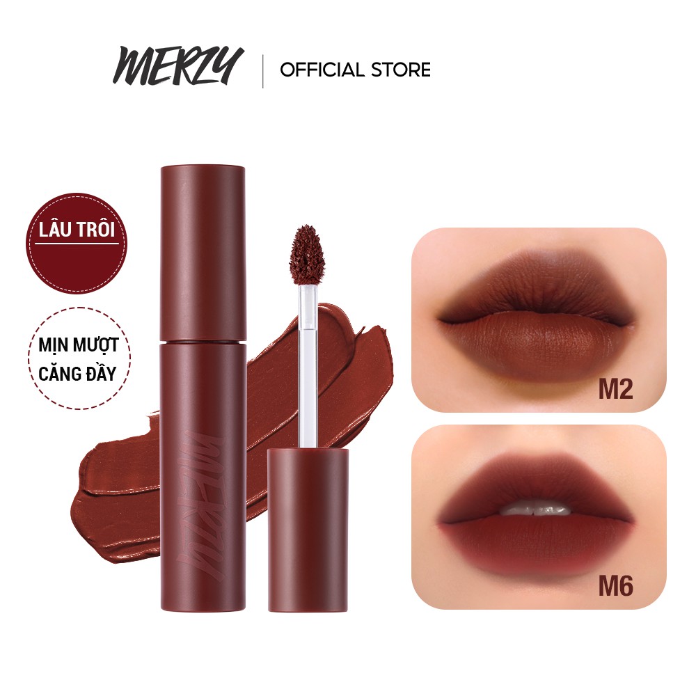 Review} Son Merzy vỏ Đỏ (the First Velvet Tint V6) là màu gì? Nên mua  không? - ChonMyPhamTot