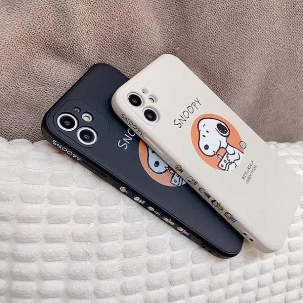 Ốp lưng iphone vuông cạnh hình snoopy 6/6plus/6s/6splus/7/7plus/8/8plus/x/xr/xs/11/12/pro/max/plus/promax - ĐQ Store