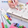 Bút lông 36 màu Fiber Pen Washable - Nét mảnh nét to - Colokit SWM-C006