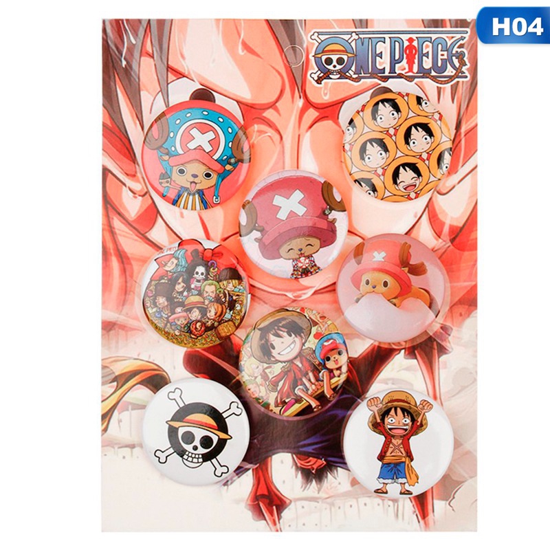 flowersqueen Anime Brooches My Hero Academia Pins Set Fashion Gift 8pcs Pins For Friends