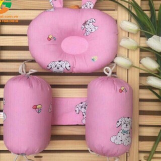 Bộ chặn+gối(bông và vỏ đỗ)