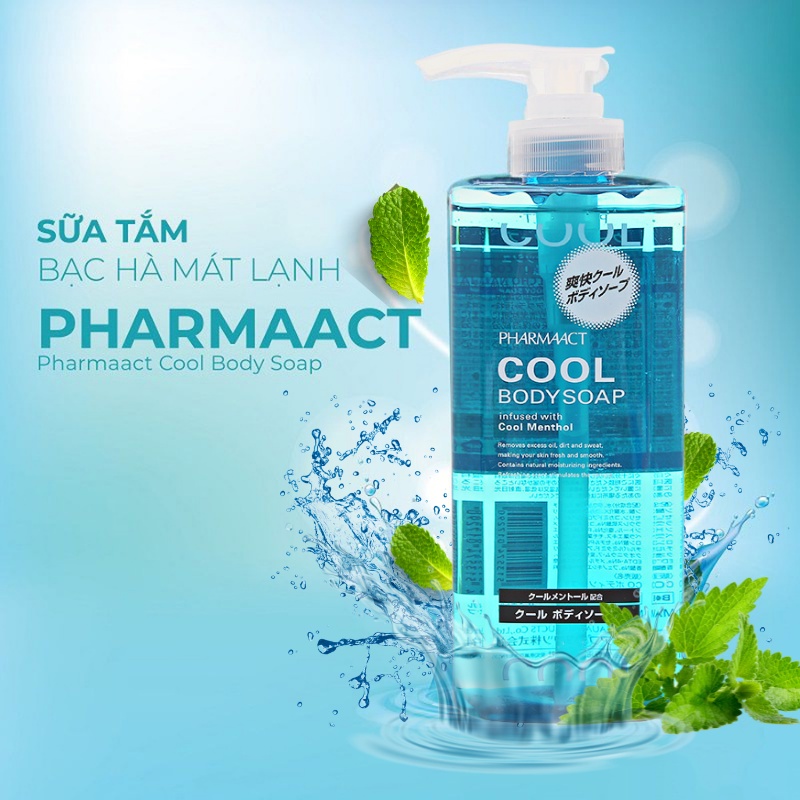 Sữa Tắm Bạc Hà Cool Nhật Bản - Chai 600ml