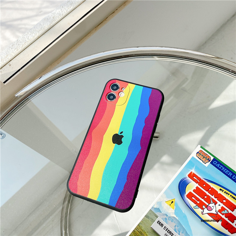 Ốp điện thoại mềm màu cầu vồng cho Iphone 11 Iphone 6 6s 7 8 Plus 8plus 7plus X Xr Xs Max 11pro Max Se 2020 | BigBuy360 - bigbuy360.vn
