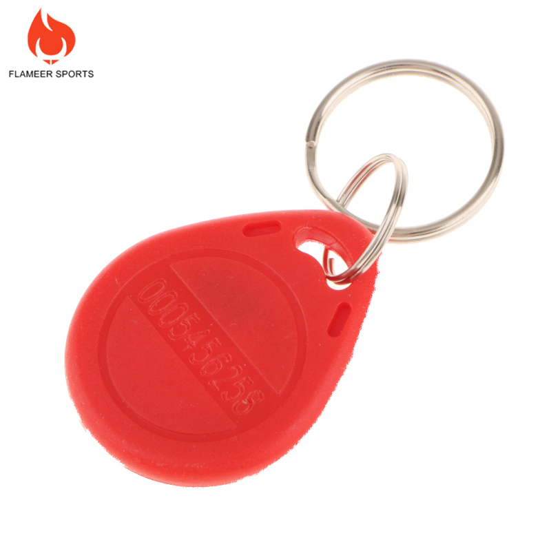 Flameer Sports 10Pcs 125KHZ RFID Proximity ID Card Token Tags Key Fobs Access System Green