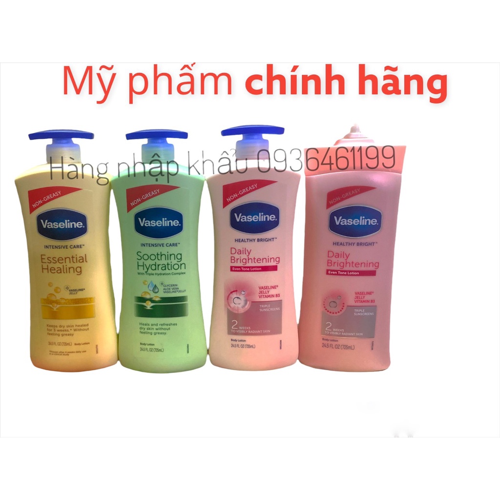 Sữa dưỡng thể Vaseline 725ml Mỹ