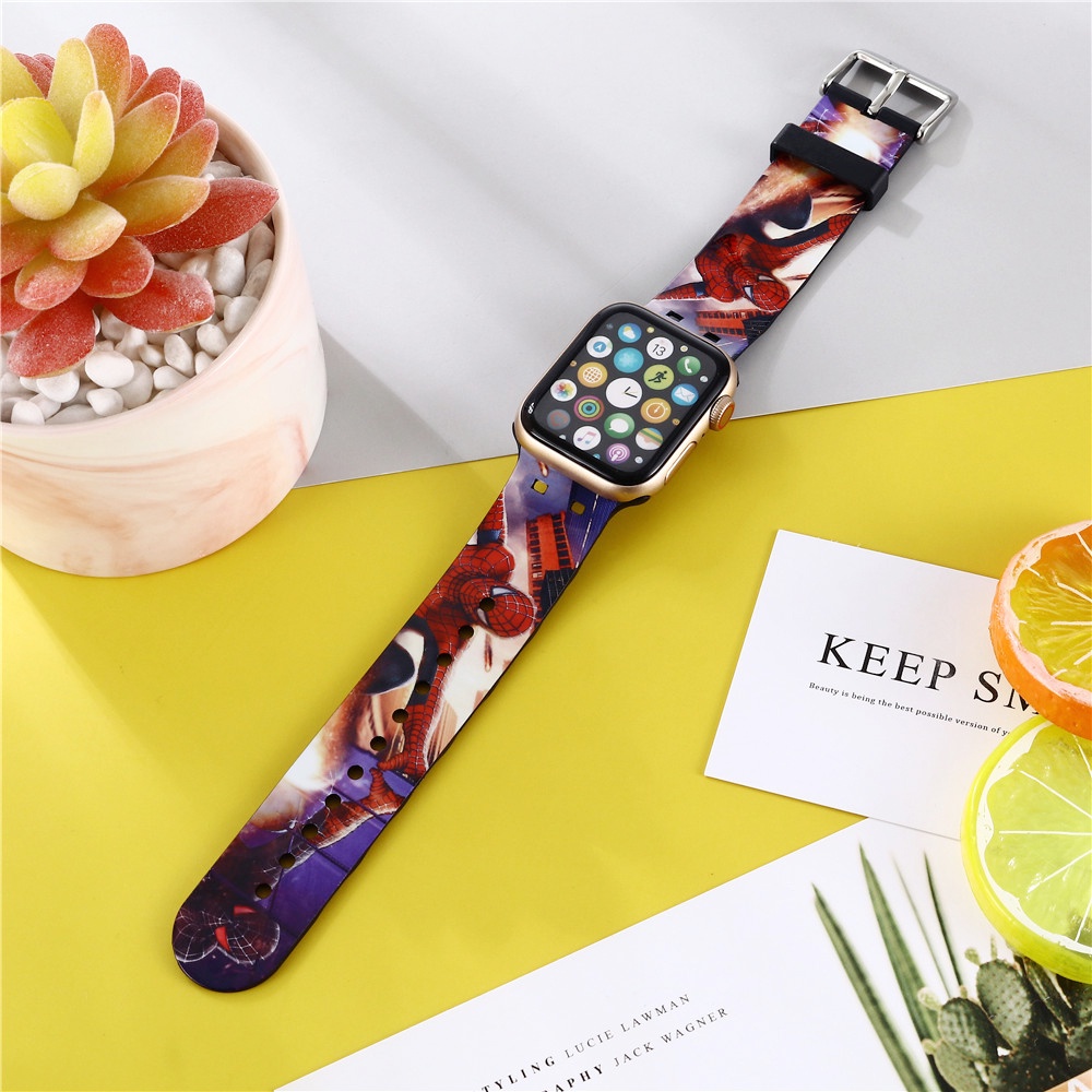 Dây Đeo Thay Thế Cho Đồng Hồ apple iWatch Series 8 7 SE 6 5 4 3 2 1 Correa 38 40 41 42 44 45mm