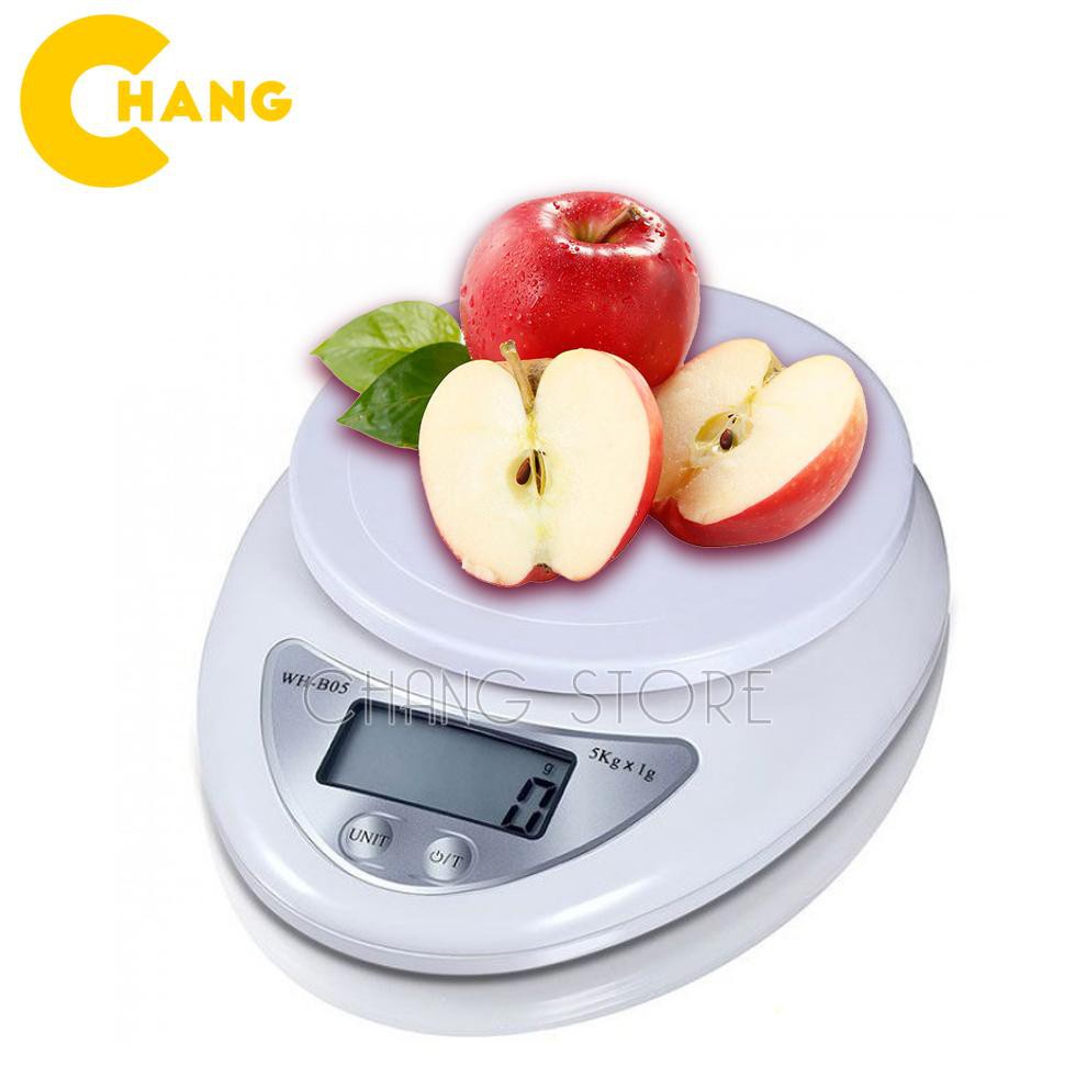 Cân Điện Tử Nhà Bếp Mini Electronic Kitchen Scale, Cân Thực Phẩm Loại  5Kg Tiện Dụng Cho Mọi Nhà