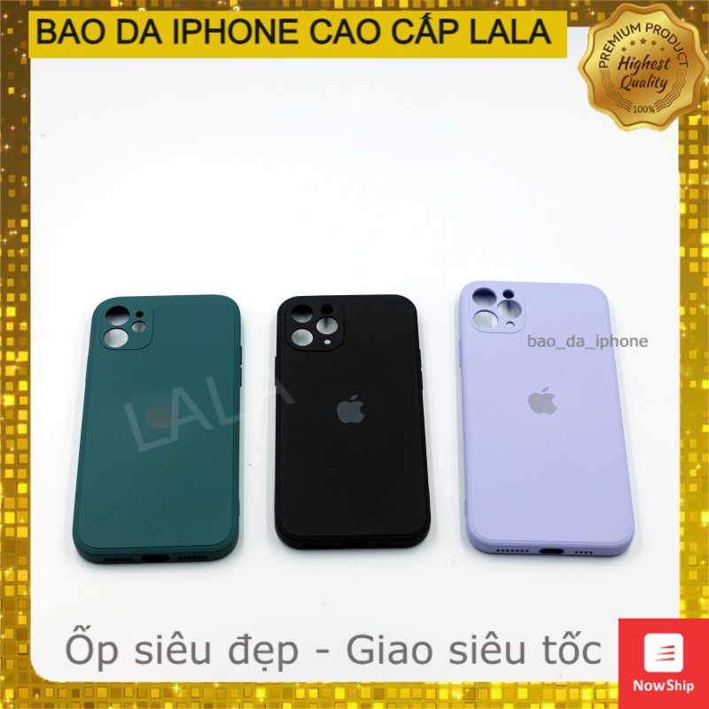 Ốp Lưng Cho iPhone 11 / 11 Pro / 11 Promax Full Viền Vuông Độ Iphone 12 - Giao Hàng Hỏa Tốc