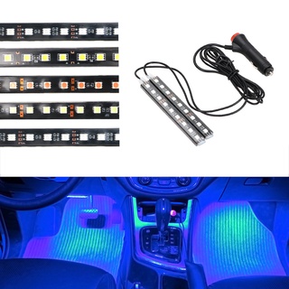 Set 2 dải đèn led trang trí nội thất xe hơi