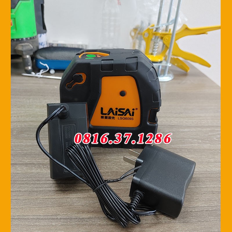 Sạc Pin Máy Cân mực Laser Laisai 2 tia LSG609S