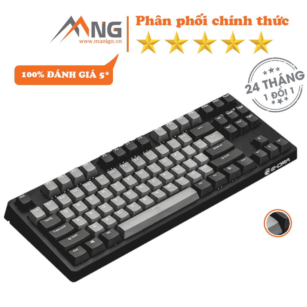 Bàn phím Gaming E-DRA - EK387 PRO Cơ 87 phím Có Dây Bảo hành 24 tháng