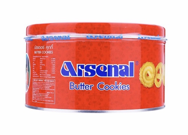 BÁNH QUY ARSENAL Hộp Thiếc 210g