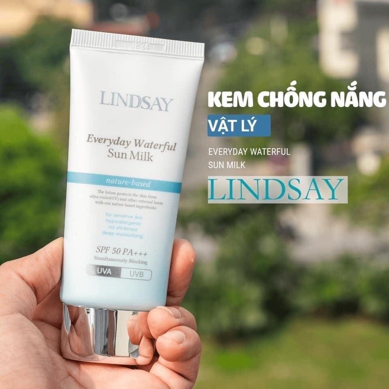 Kem Chống Nắng Lindsay Everyday waterful Sun Milk SPF 50PA+++