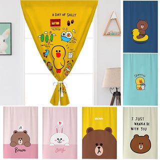 Rèm Cửa Họa Tiết Hoạt Hình Nhiều Màu Sắc Dễ Thương