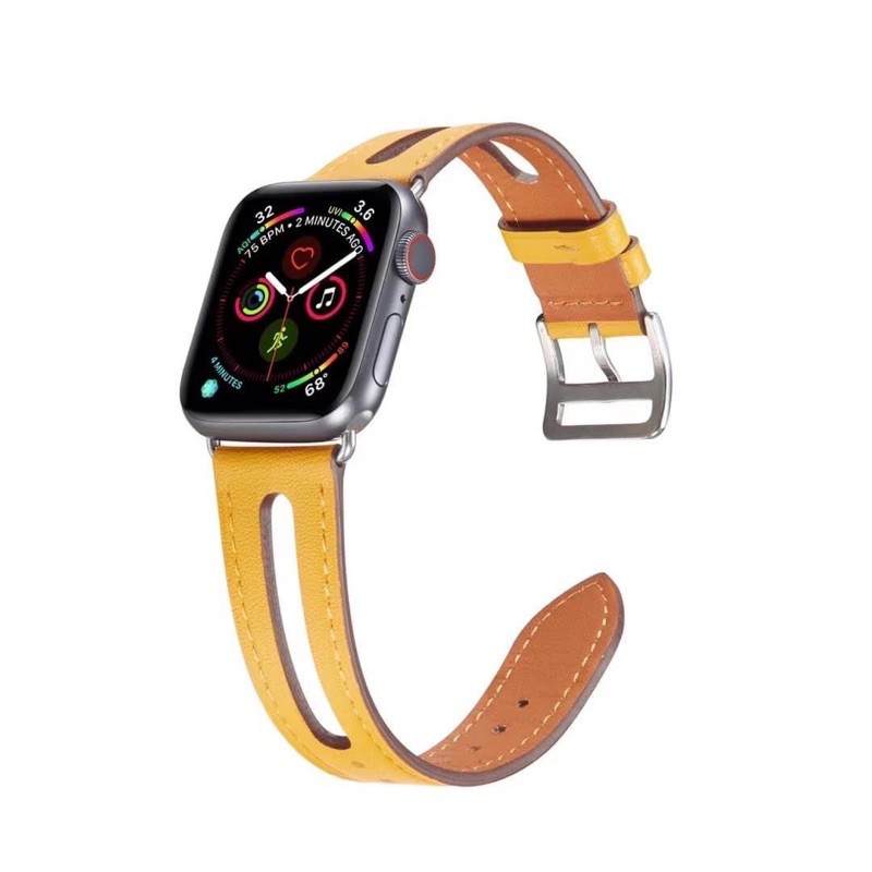 dây da màu vàng cực xinh dành cho applewatch