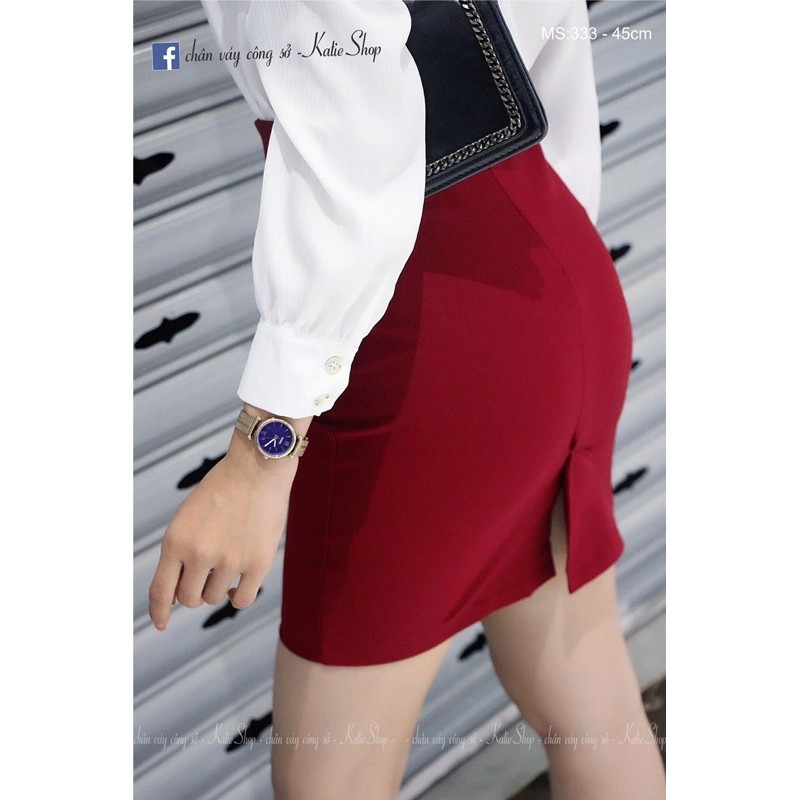 Chân váy ngắn công sở kiểu dáng bút chì dài 40cm windy.com | BigBuy360 - bigbuy360.vn