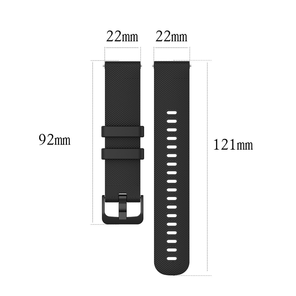 Dây đeo silicon 20/ 22mm cho đồng hồ thông minh Samsung Galaxy Watch 3 / Active 2 / Gear S3 / Galaxy Watch 46mm