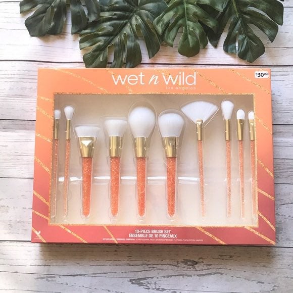 (Bill Mỹ ảnh cuối) Tách Set Bộ, Set Cọ Wet N Wild WNW 10 Cây Ensemble De 10 Pinceaux Holiday Limited Edition