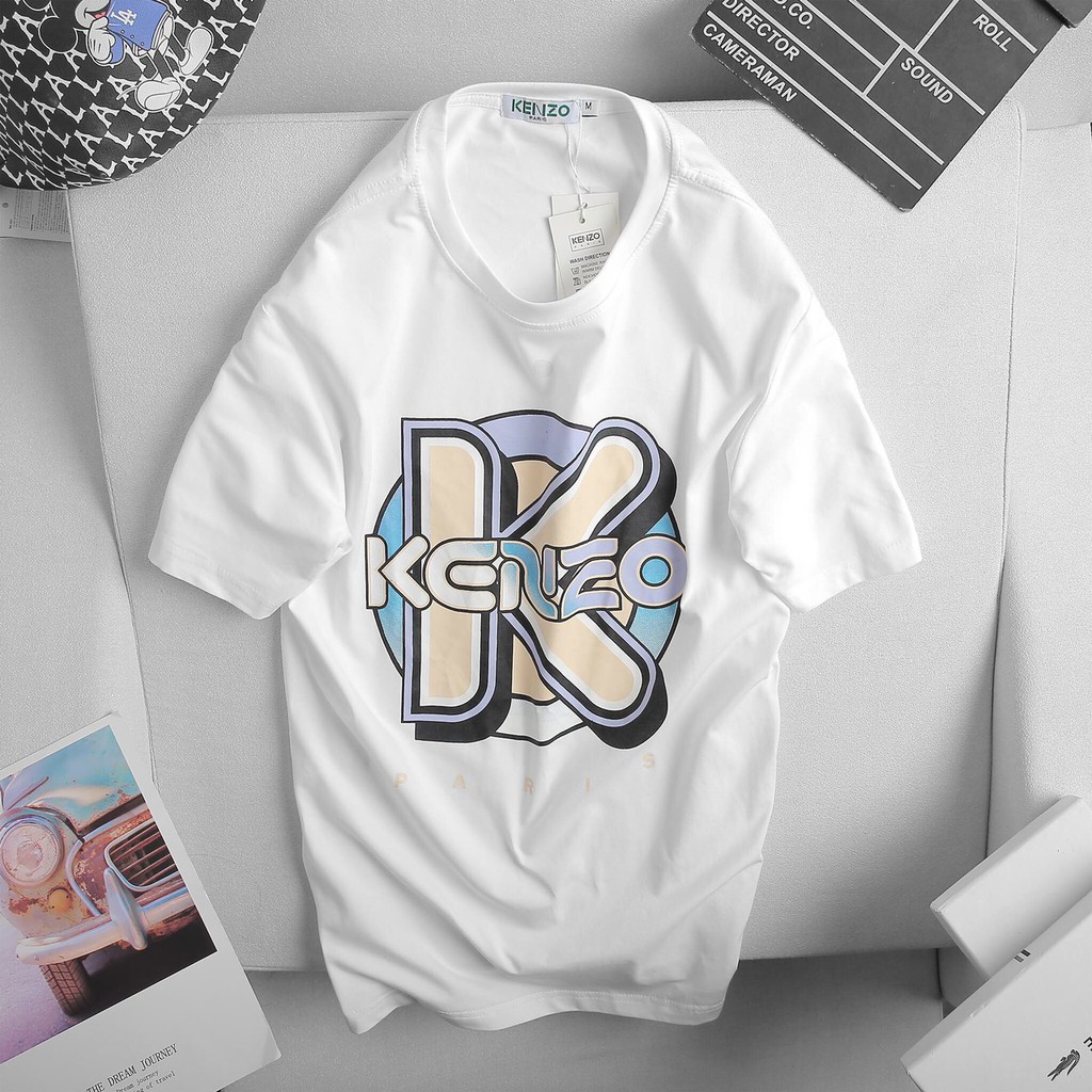 áo thun phông nam  nữ vnxk (hàng xuất xịn) local brand tay ngắn cổ tròn 100% cotton áo thun KENZO0002