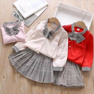 Bộ chân váy kẻ