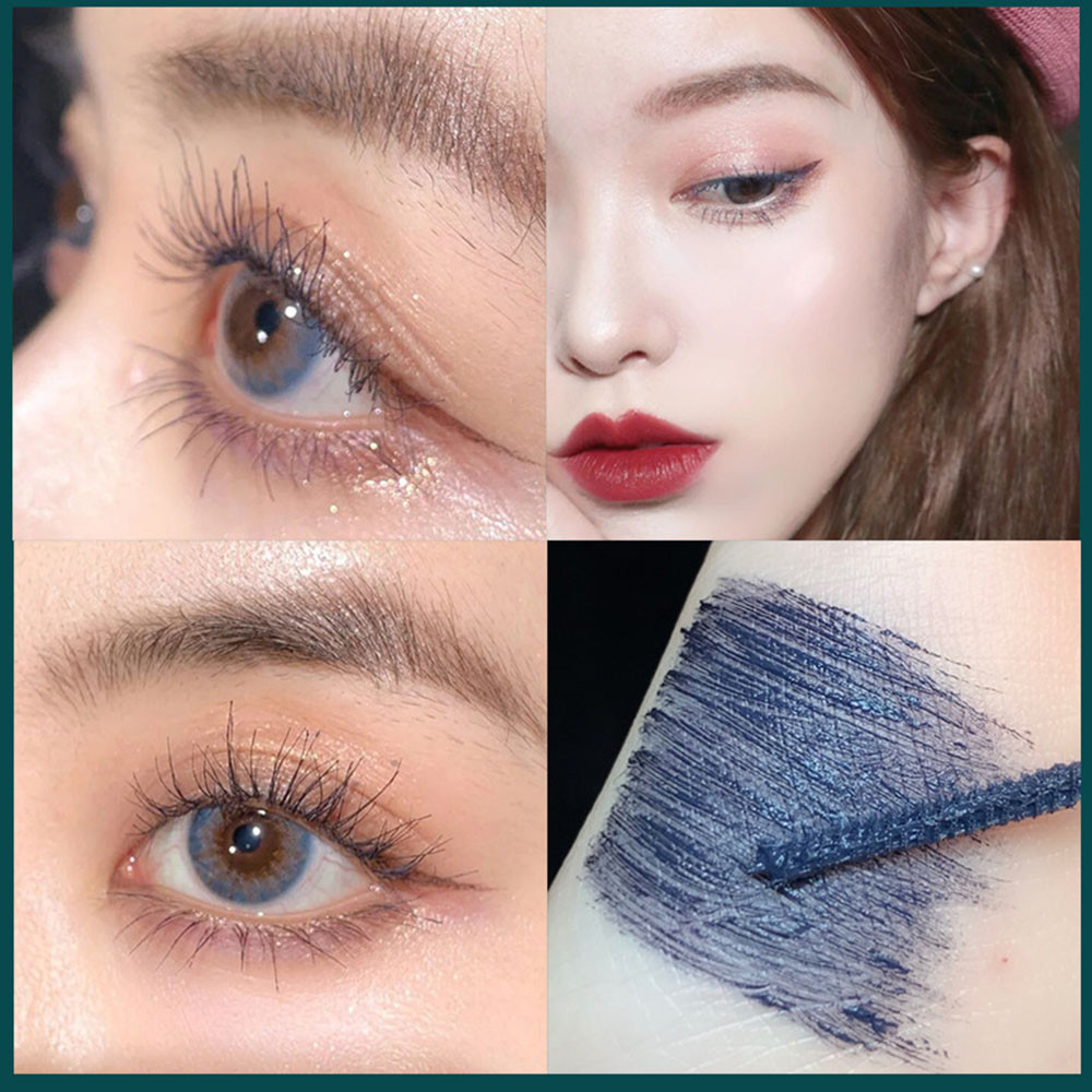 [Hàng mới về] Mascara chải cong lông mi tự nhiên 5 màu sắc tùy chọn chống thấm nước dành cho người mới bắt đầu