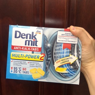 (60v) nguyên hộp tẩy lồng giặt Denkmit