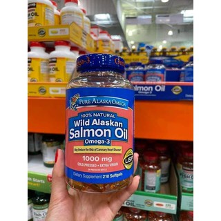 Wild Alaskan Salmon_Oil 210 viên Mỹ