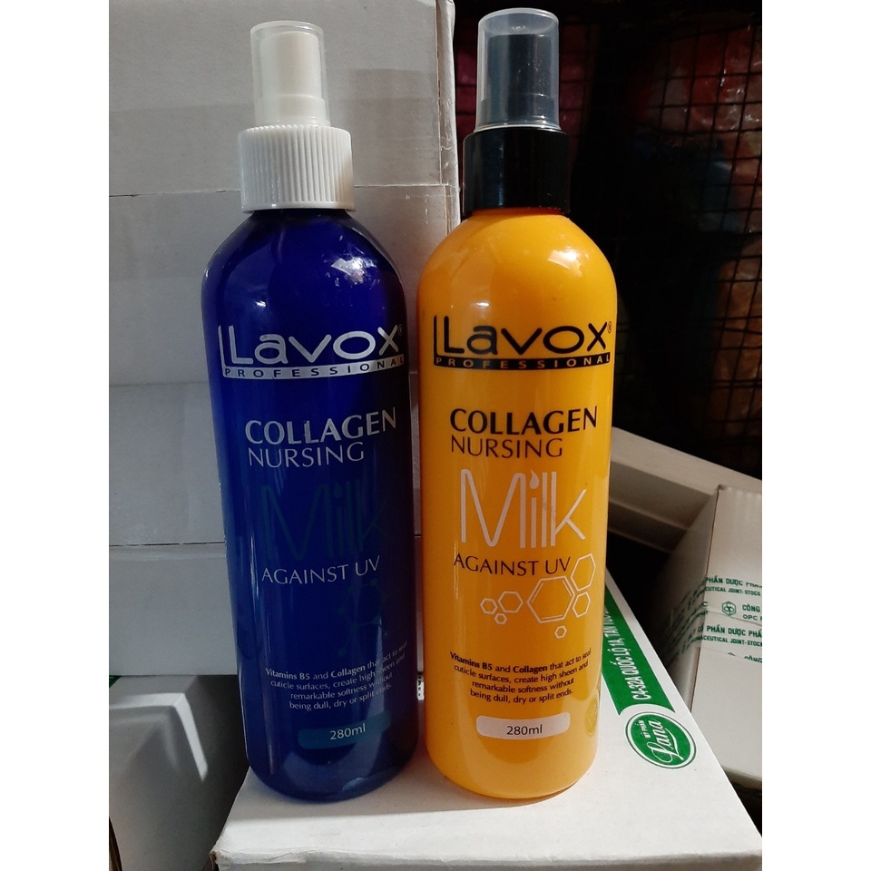 Sữa Dưỡng COLLAGEN Chống Tia UV Siêu Bảo Vệ Tóc LAVOX 280ml