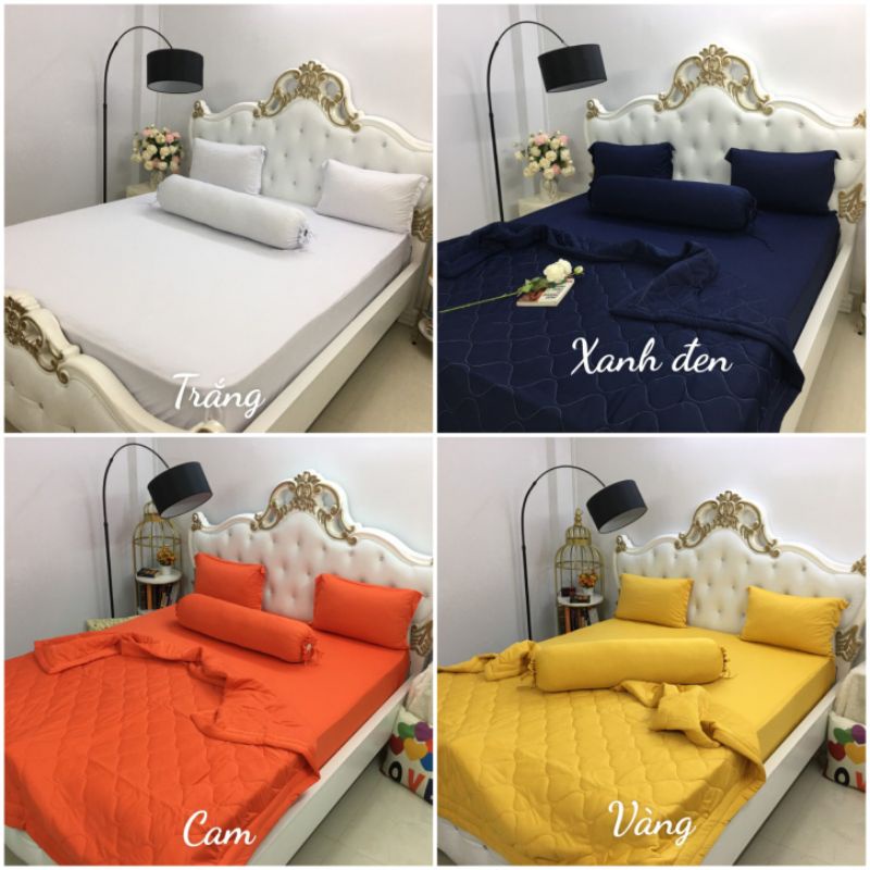BỘ FULL MỀN DRAP THUN TRƠN