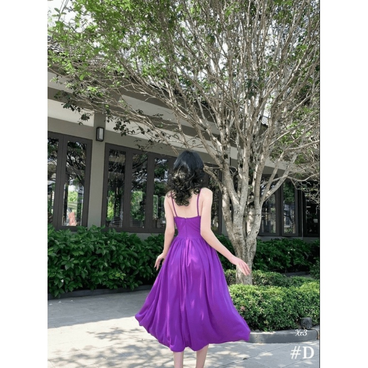 (Mẫu Mới) ĐẦM ĐŨI CỔ TRÁI TIM SIÊU NÂNG DÁNG, SANG TRỌNG, QUÝ PHÁI UP hhp